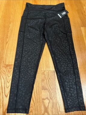 Ideology Tonal-Print Leggings Noir size M women’s